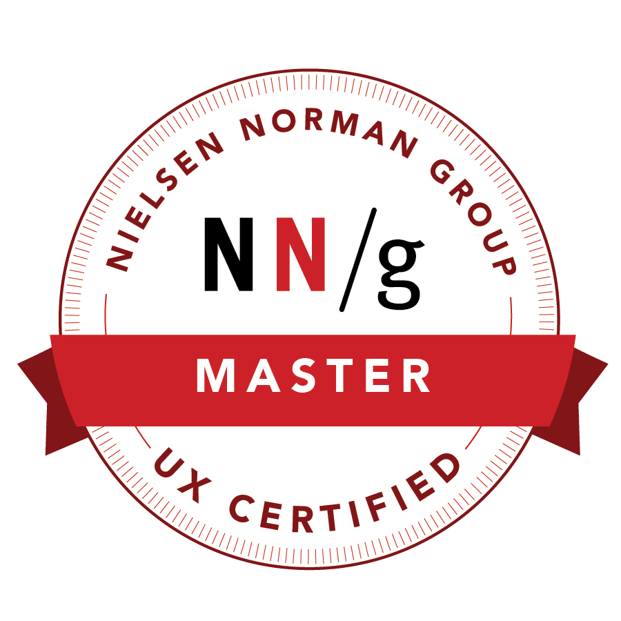 Nielsen Norman Group UX Master Certified